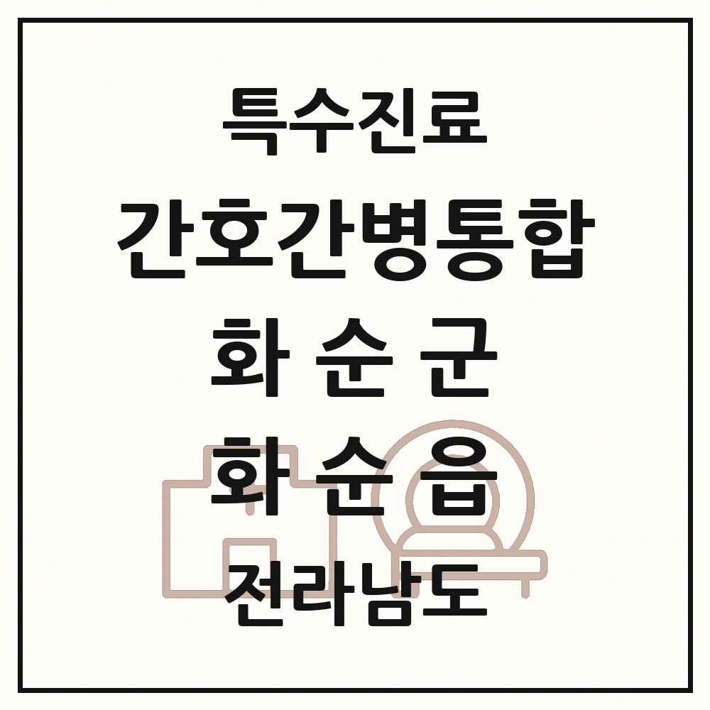 2025 전라남도 화순군 화순읍 간호간병통합서비스 제공기관 의원·병원 목록 2곳