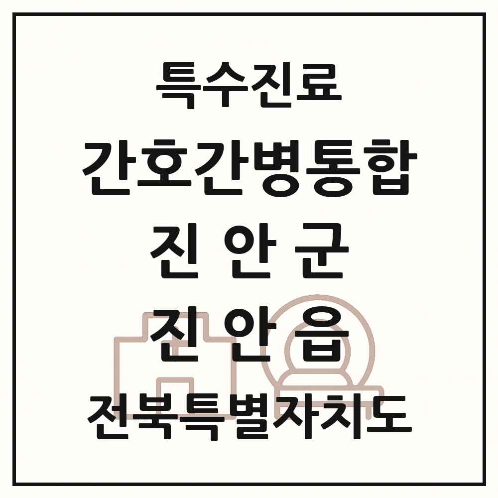 2025 전북특별자치도 진안군 진안읍 간호간병통합서비스 제공기관 의원·병원 목록 1곳