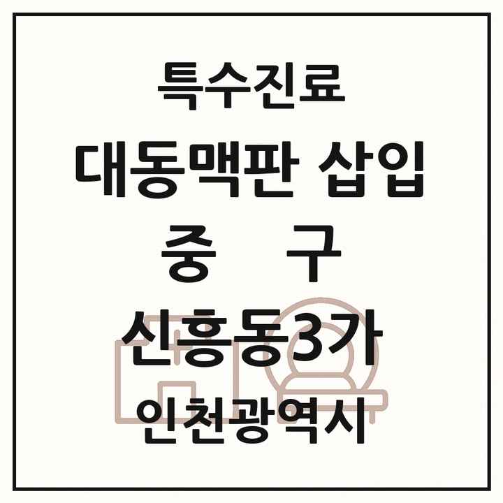 2026 인천광역시 중구 신흥동3가 경피적 대동맥판삽입 TAVI 실시기관 의원·병원 목록 1곳