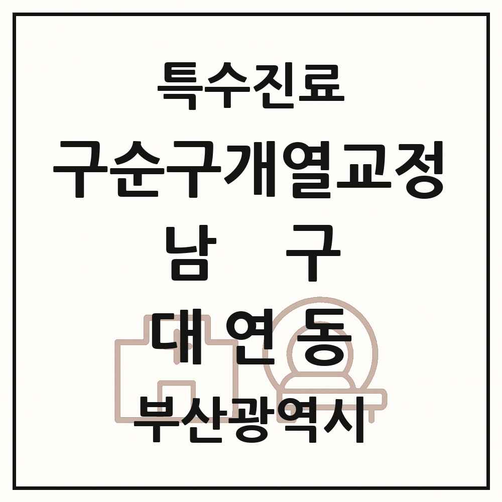 2025 부산광역시 남구 대연동 구순구개열 등 치과교정 및 악정형 치료 실시기관 의원·병원 목록 1곳