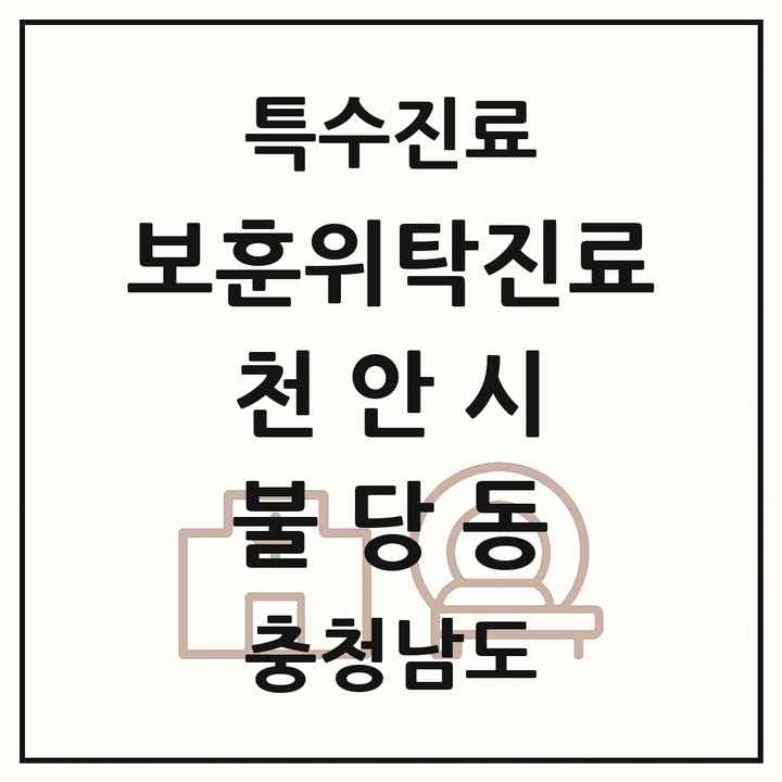 2026 충청남도 천안시 불당동 보훈위탁진료 요양기관 의원·병원 목록 1곳