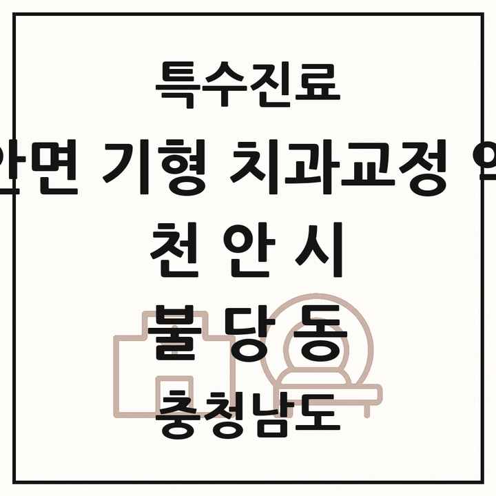 2026 충청남도 천안시 불당동 선천성 악안면 기형 치과교정 악정형 기관 의원·병원 목록 2곳