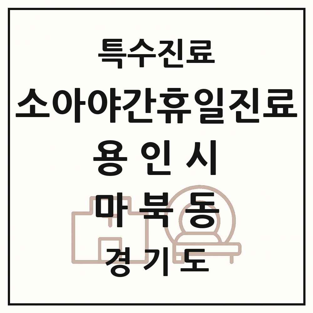2025 경기도 용인시 마북동 소아 야간 휴일 진료기관 의원·병원 목록 2곳