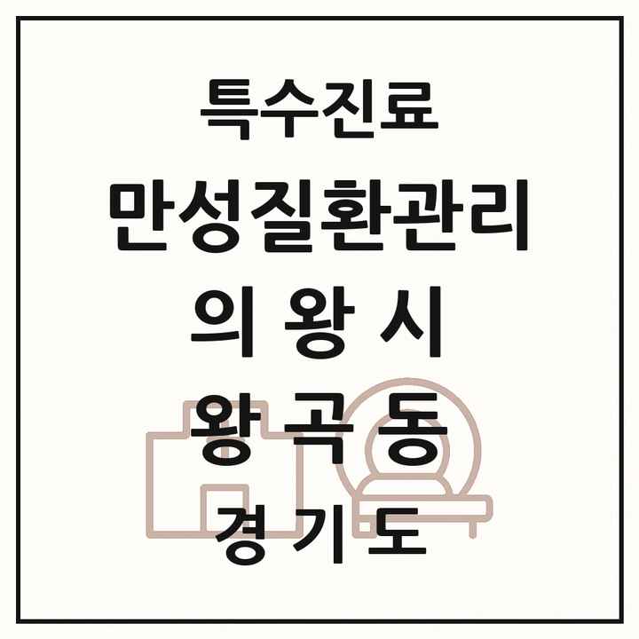 2026 경기도 의왕시 왕곡동 일차의료 만성질환관리 실시기관 의원·병원 목록 1곳