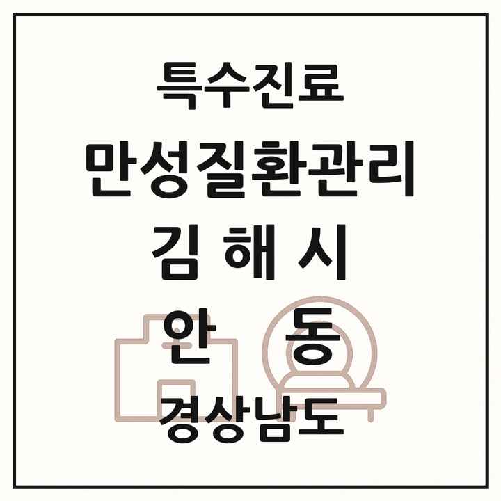 2026 경상남도 김해시 안동 일차의료 만성질환관리 실시기관 의원·병원 목록 1곳