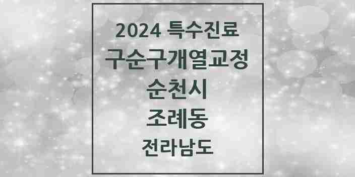 2024 조례동 구순구개열 등 치과교정 및 악정형 치료 실시기관 의원·병원 모음 1곳 | 전라남도 순천시 추천 리스트 | 특수진료