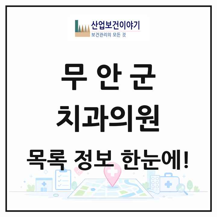 전라남도 무안군 치과의원 목록 22곳