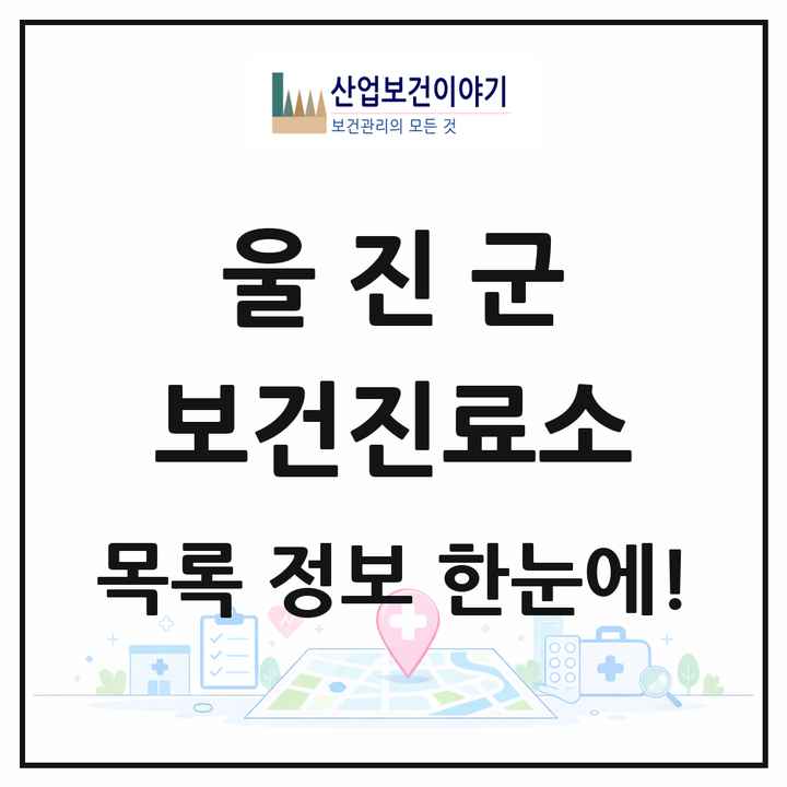 경상북도 울진군 보건진료소 목록 16곳