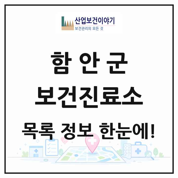 경상남도 함안군 보건진료소 목록 9곳