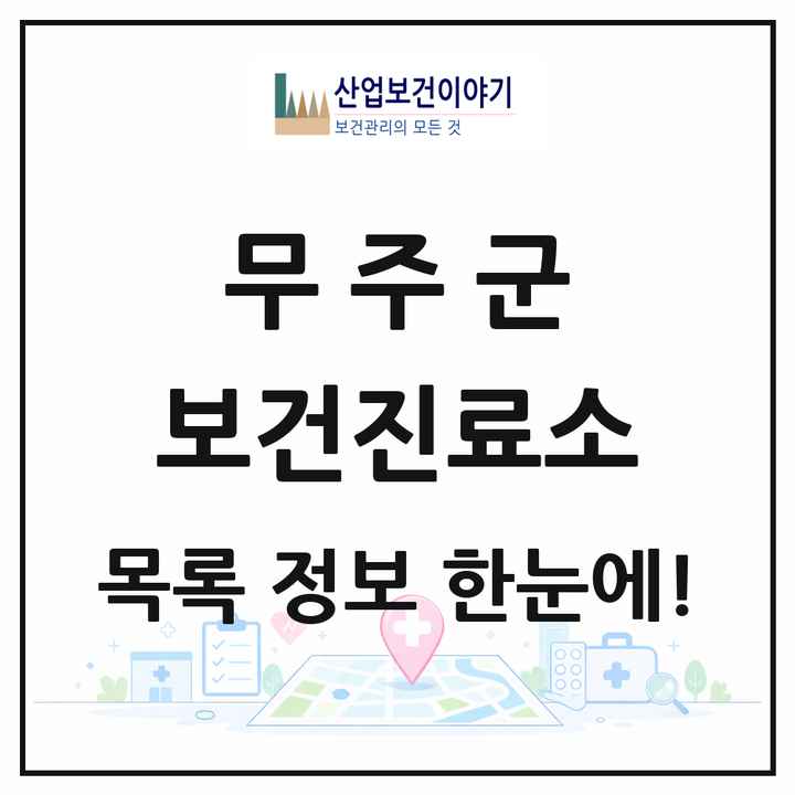 전북특별자치도 무주군 보건진료소 목록 9곳
