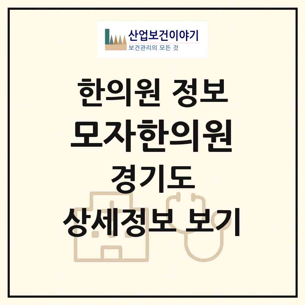 2026 모자한의원 (수원시 정자3동)|한의원|요양기관 정보