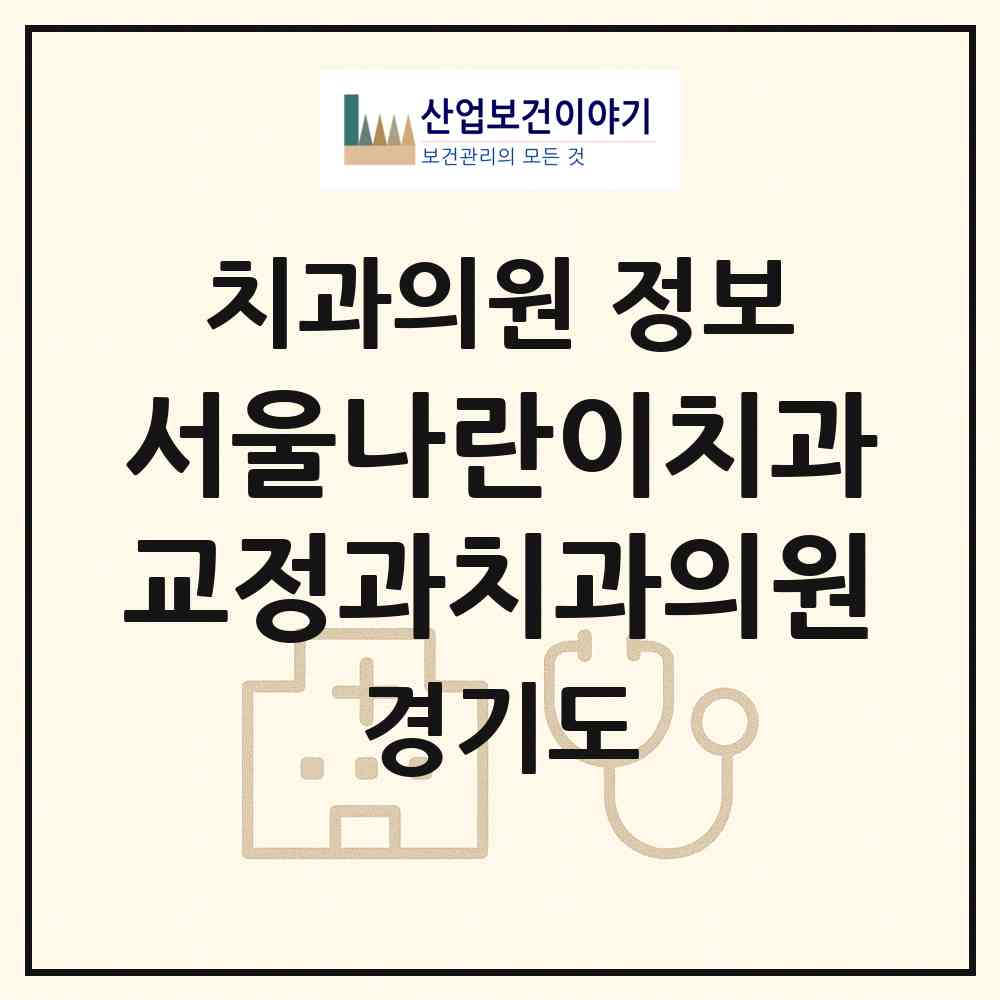 2026 서울나란이치과교정과치과의원 (수원시 인계동)|치과의원|요양기관 정보