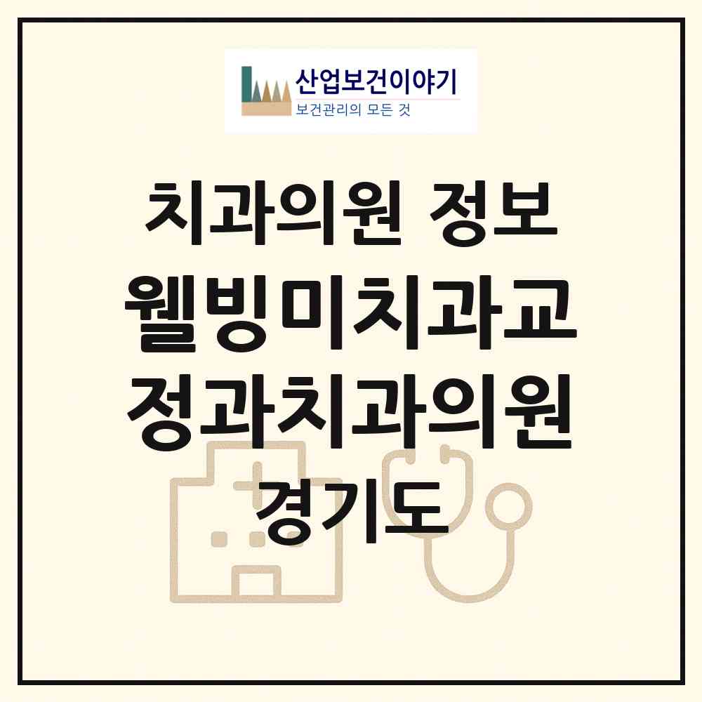 2026 웰빙미치과교정과치과의원 (안양시 비산1동)|치과의원|요양기관 정보