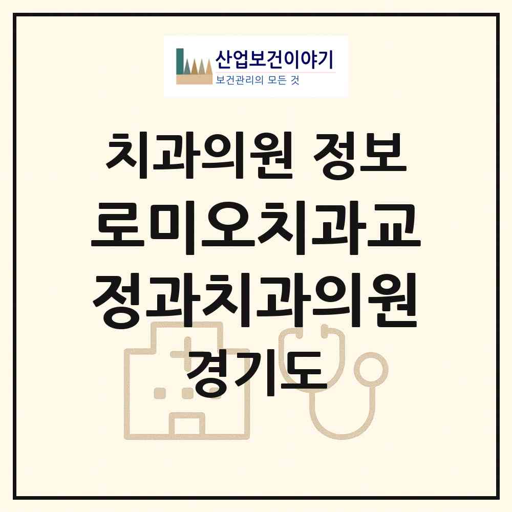 2026 로미오치과교정과치과의원 (수원시 영통3동)|치과의원|요양기관 정보
