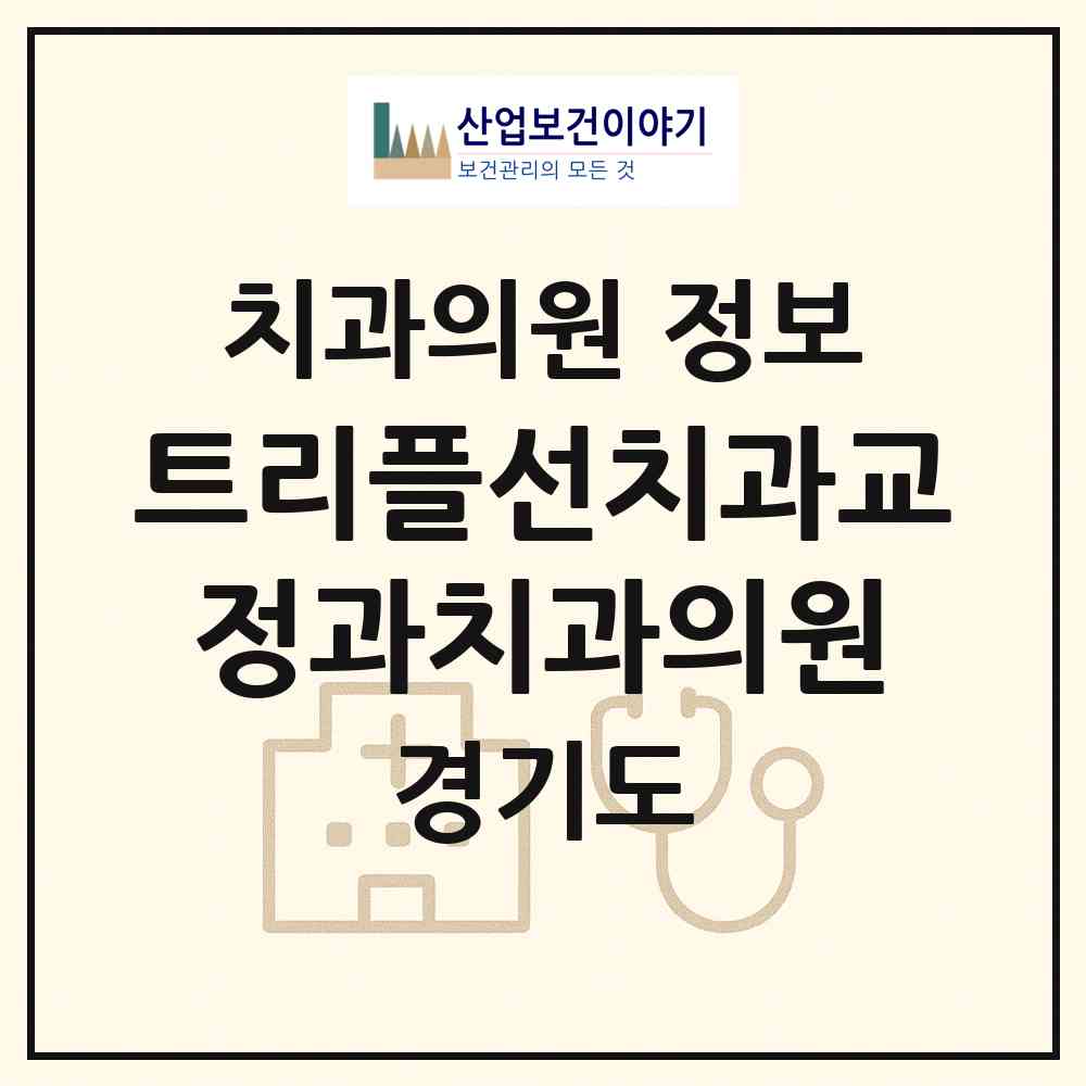 2026 트리플선치과교정과치과의원 (안양시 인덕원동)|치과의원|요양기관 정보