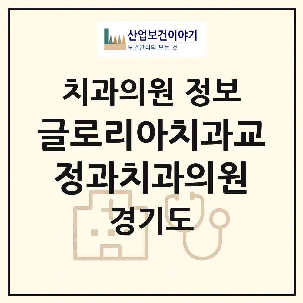 2026 글로리아치과교정과치과의원 (용인시 영덕1동)|치과의원|요양기관 정보