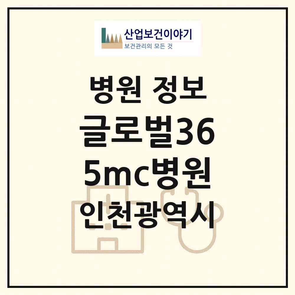 2026 글로벌365mc병원 (인천 남동구 구월3동)|병원|요양기관 정보