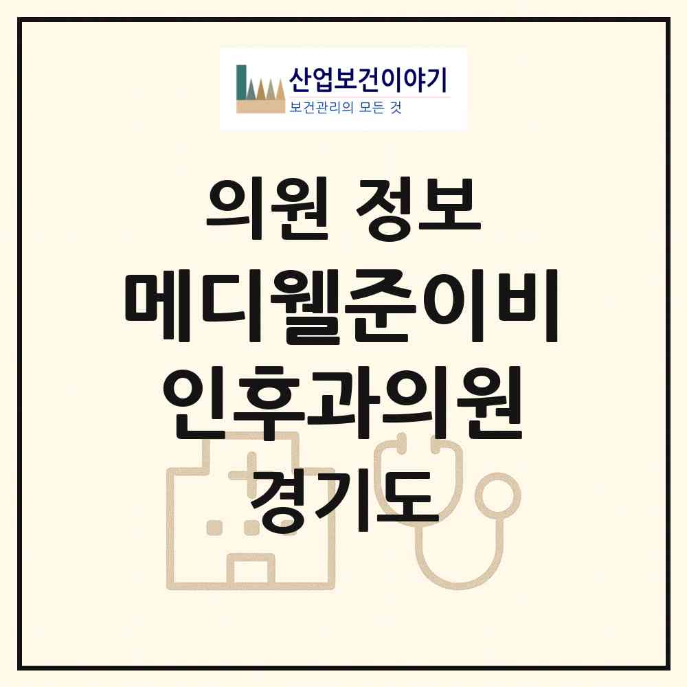 2026 메디웰준이비인후과의원 (수원시 매탄3동)|의원|요양기관 정보