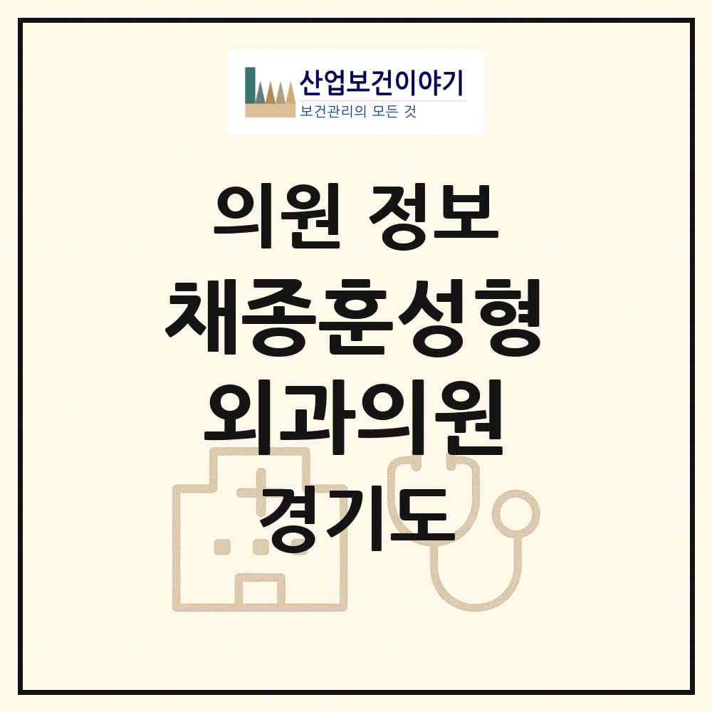 2026 채종훈성형외과의원 (수원시 인계동)|의원|요양기관 정보