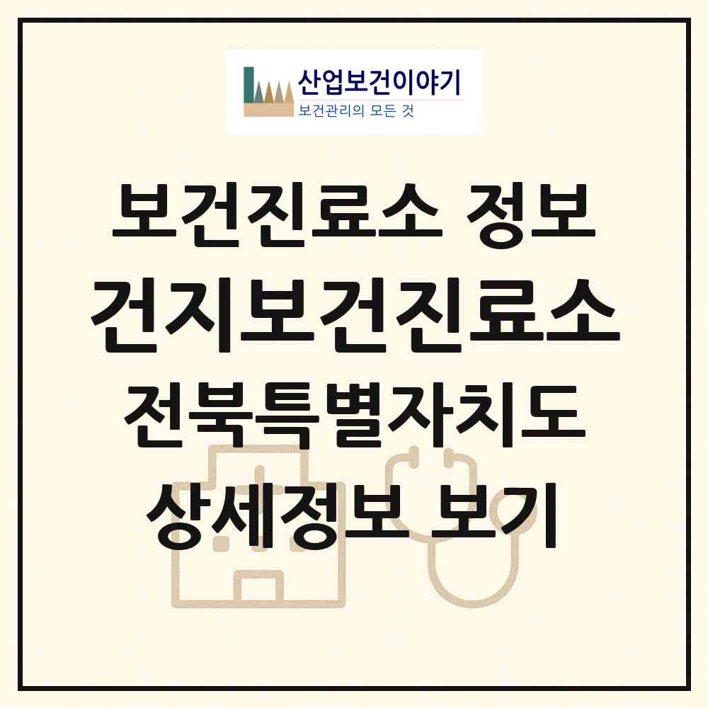 2026 건지보건진료소 (남원시 인월면)|보건진료소|요양기관 정보