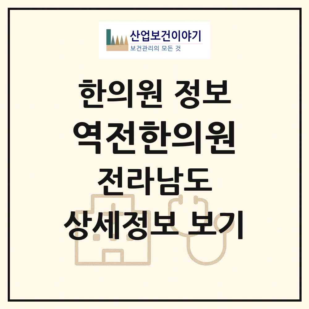 2026 역전한의원 (순천시 조곡동)|한의원|요양기관 정보