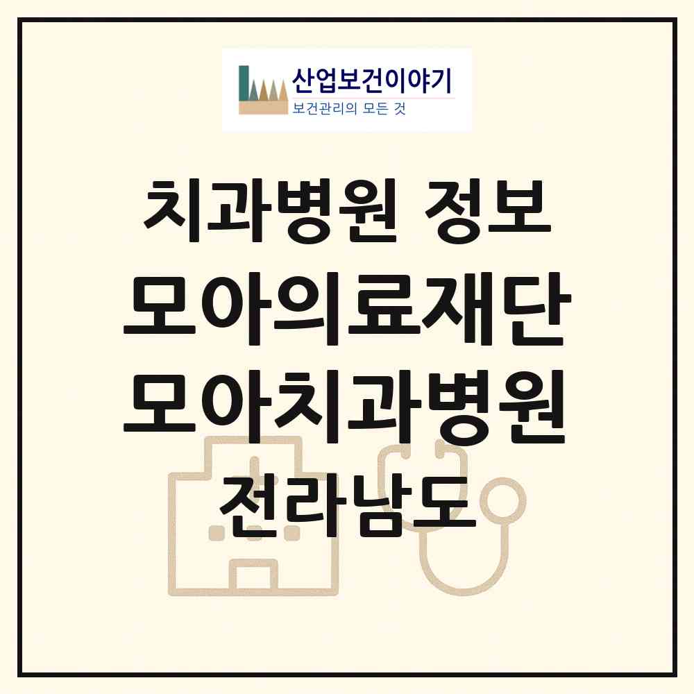 2026 의료법인 모아의료재단 모아치과병원 (여수시 쌍봉동)|치과병원|요양기관 정보
