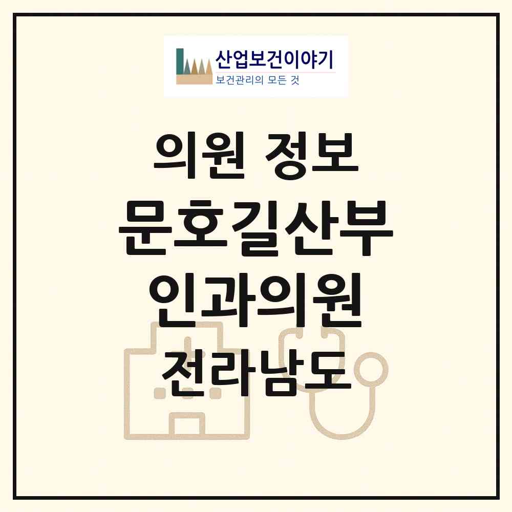 2026 문호길산부인과의원 (해남군 해남읍)|의원|요양기관 정보