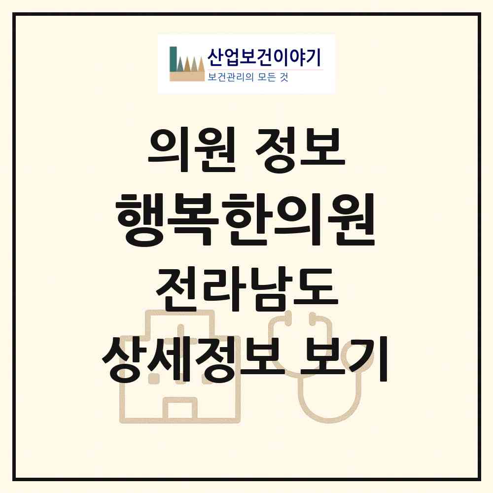 2026 행복한의원 (여수시 한려동)|의원|요양기관 정보