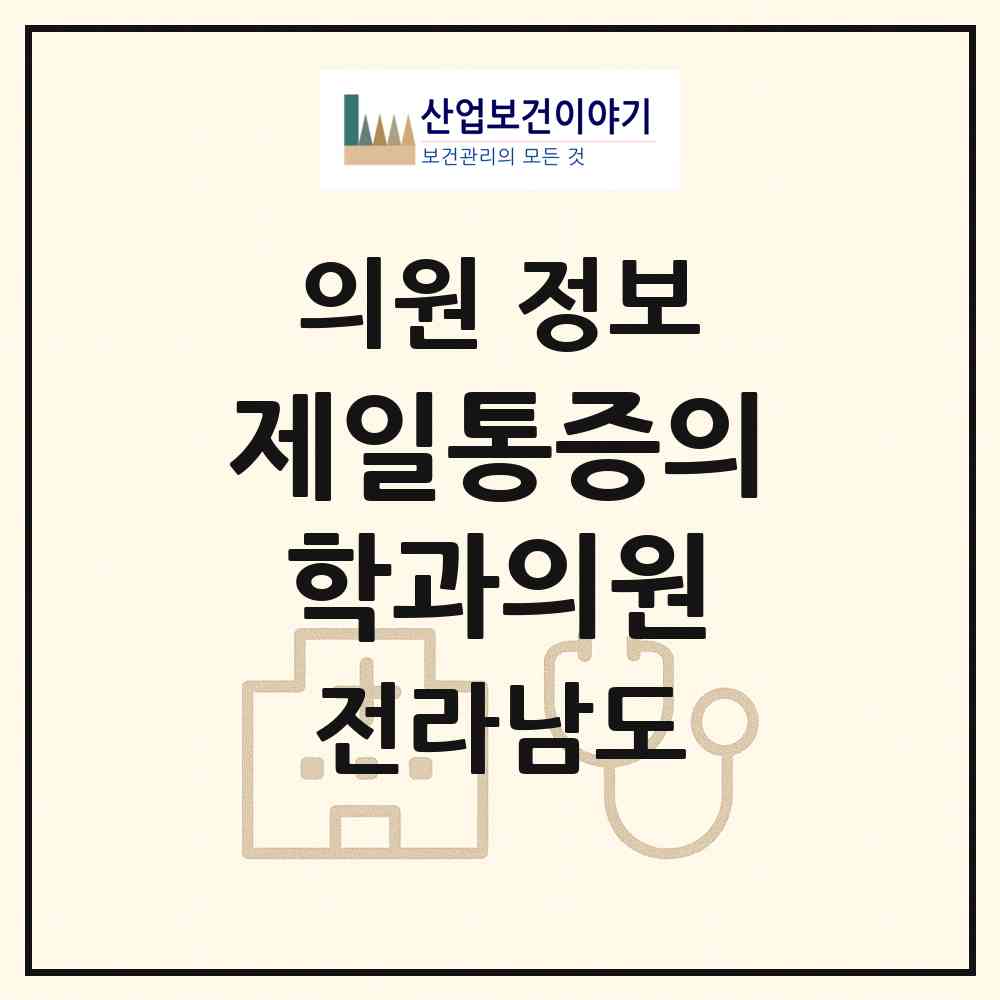 2026 제일통증의학과의원 (장성군 북이면)|의원|요양기관 정보