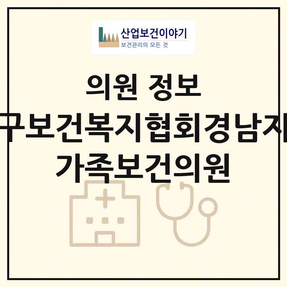 2026 인구보건복지협회경남지회 가족보건의원 (창원시 중앙동)|의원|요양기관 정보