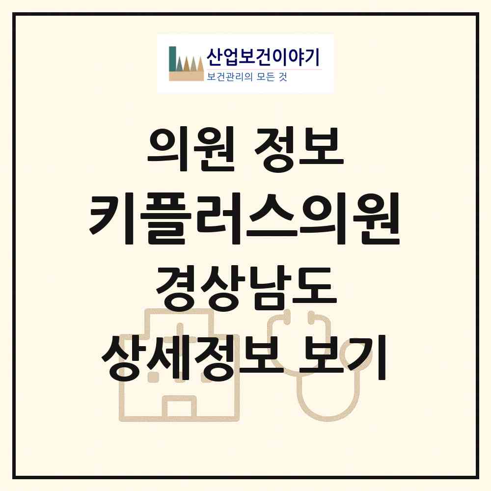 2026 키플러스의원 (창원시 중앙동)|의원|요양기관 정보