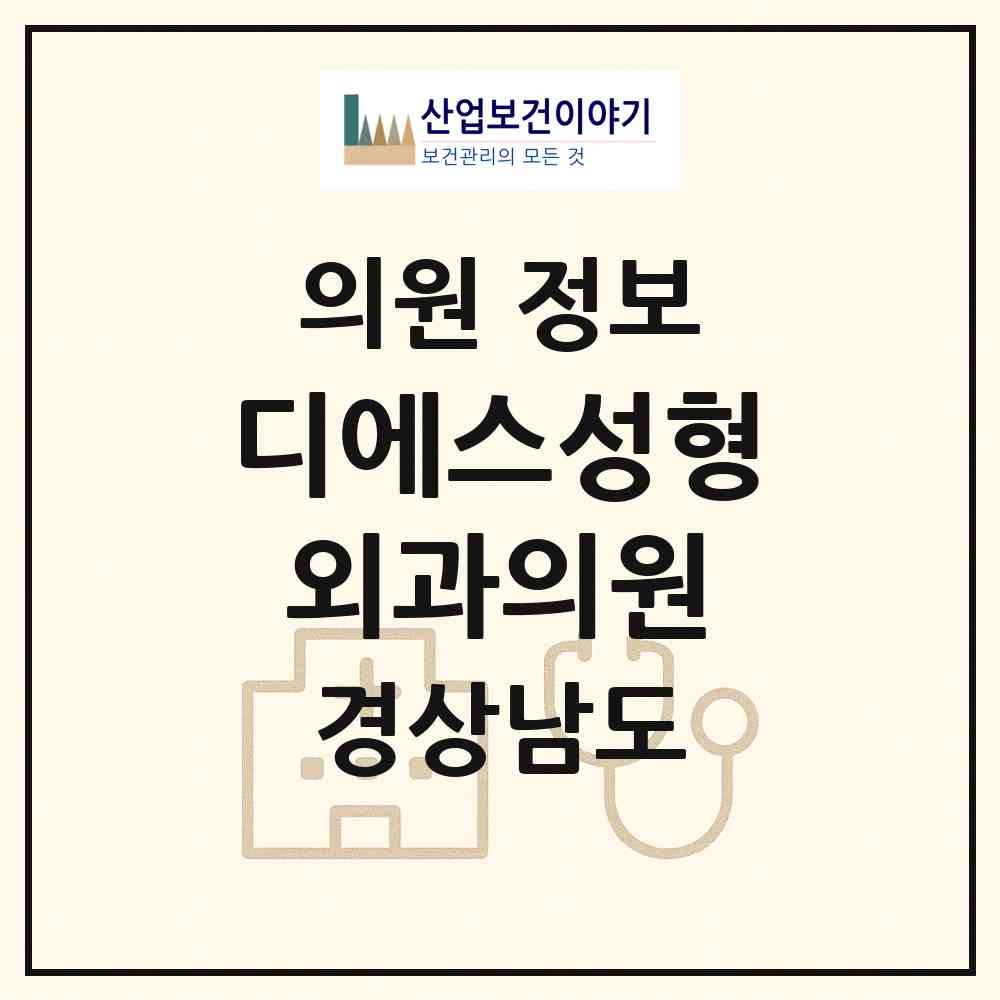 2026 디에스성형외과의원 (양산시 물금읍)|의원|요양기관 정보
