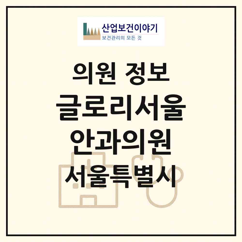 2026 글로리서울안과의원 (서울 서초구 서초2동)|의원|요양기관 정보