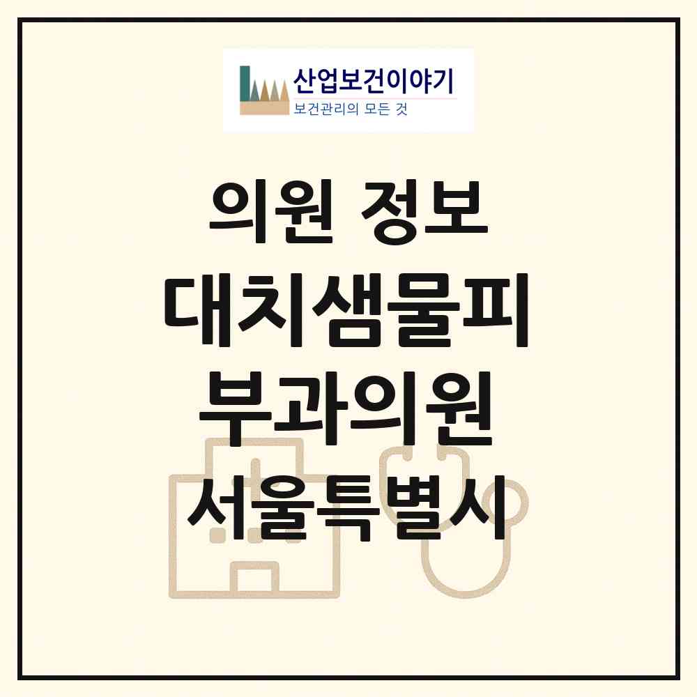2026 대치샘물피부과의원 (서울 강남구 대치1동)|의원|요양기관 정보