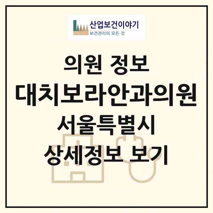 2026 대치보라안과의원 (서울 강남구 대치1동)|의원|요양기관 정보