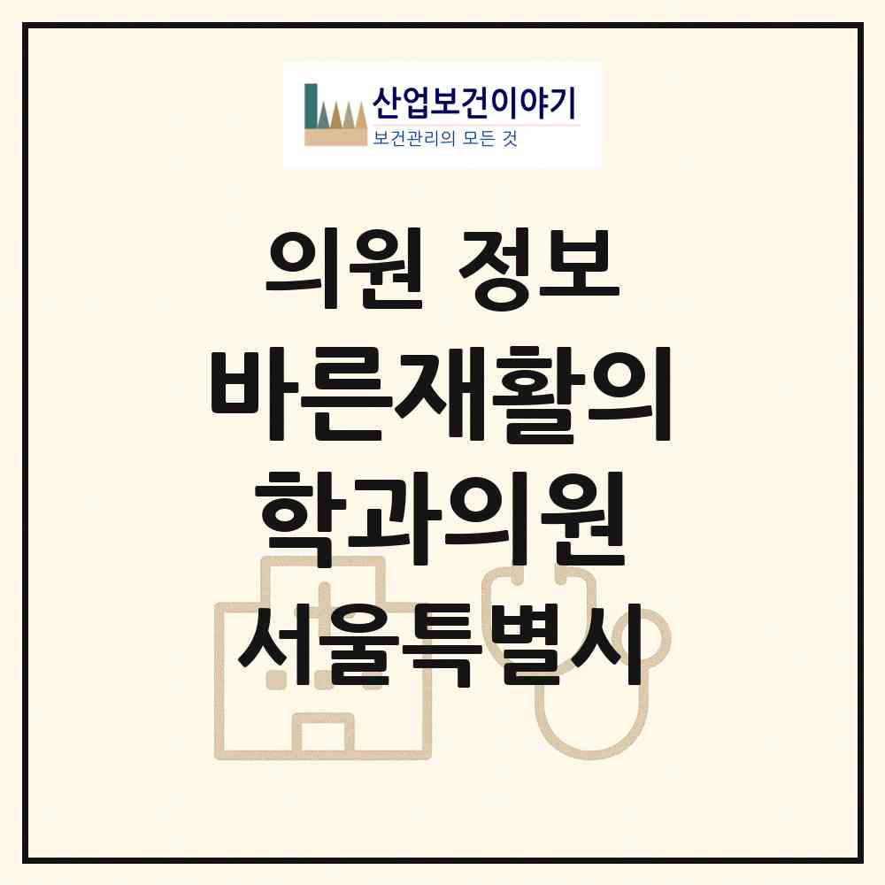 2026 바른재활의학과의원 (서울 중랑구 망우본동)|의원|요양기관 정보