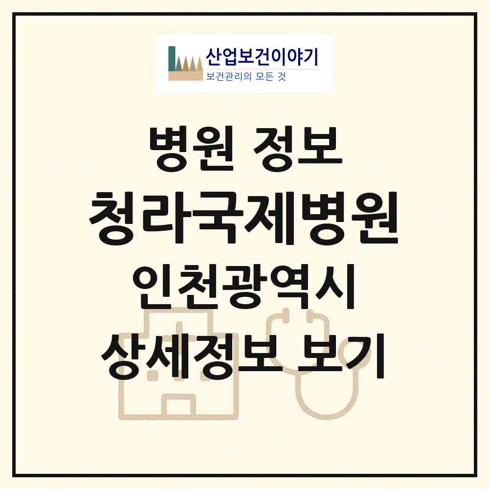 2026 청라국제병원 (인천 서구 청라1동)|병원|요양기관 정보