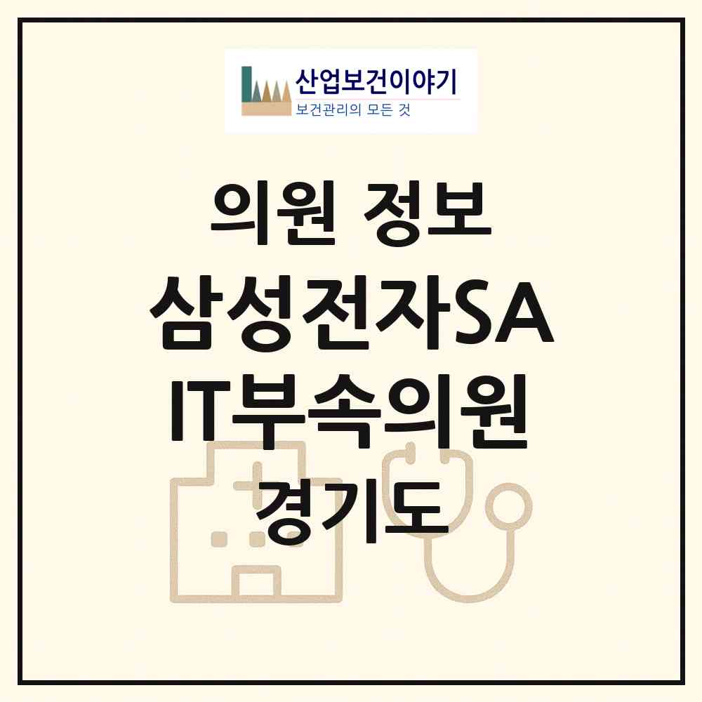 2026 삼성전자(주)SAIT부속의원 (수원시 매탄3동)|의원|요양기관 정보