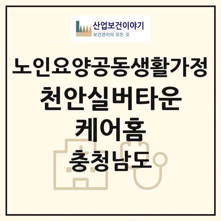 2026 천안실버타운 케어홈(천안시 동남구 목천읍)|공동생활가정|주소·인력·정원·평가 정보