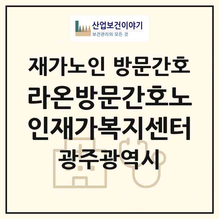2026 라온방문간호노인재가복지센터(광주 남구 주월동)|재가노인복지시설 방문간호|주소·인력·정원·평가 정보