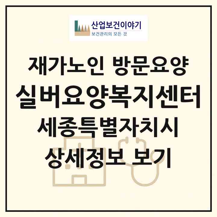 2026 실버요양복지센터(세종 세종시 조치원읍)|재가노인복지시설 방문요양|주소·인력·정원·평가 정보