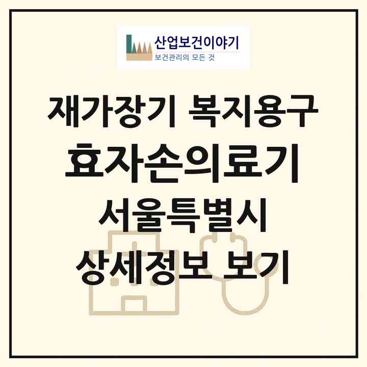 2026 효자손의료기(서울 양천구 신정동)|재가장기요양기관 복지용구|주소·인력·정원·평가 정보