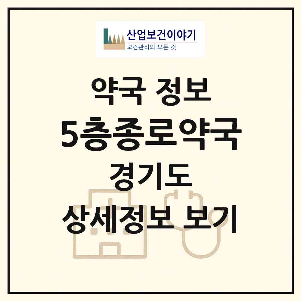 2026 5층종로약국 (성남시 야탑동) | 위치·전화번호·약사수 약국 정보